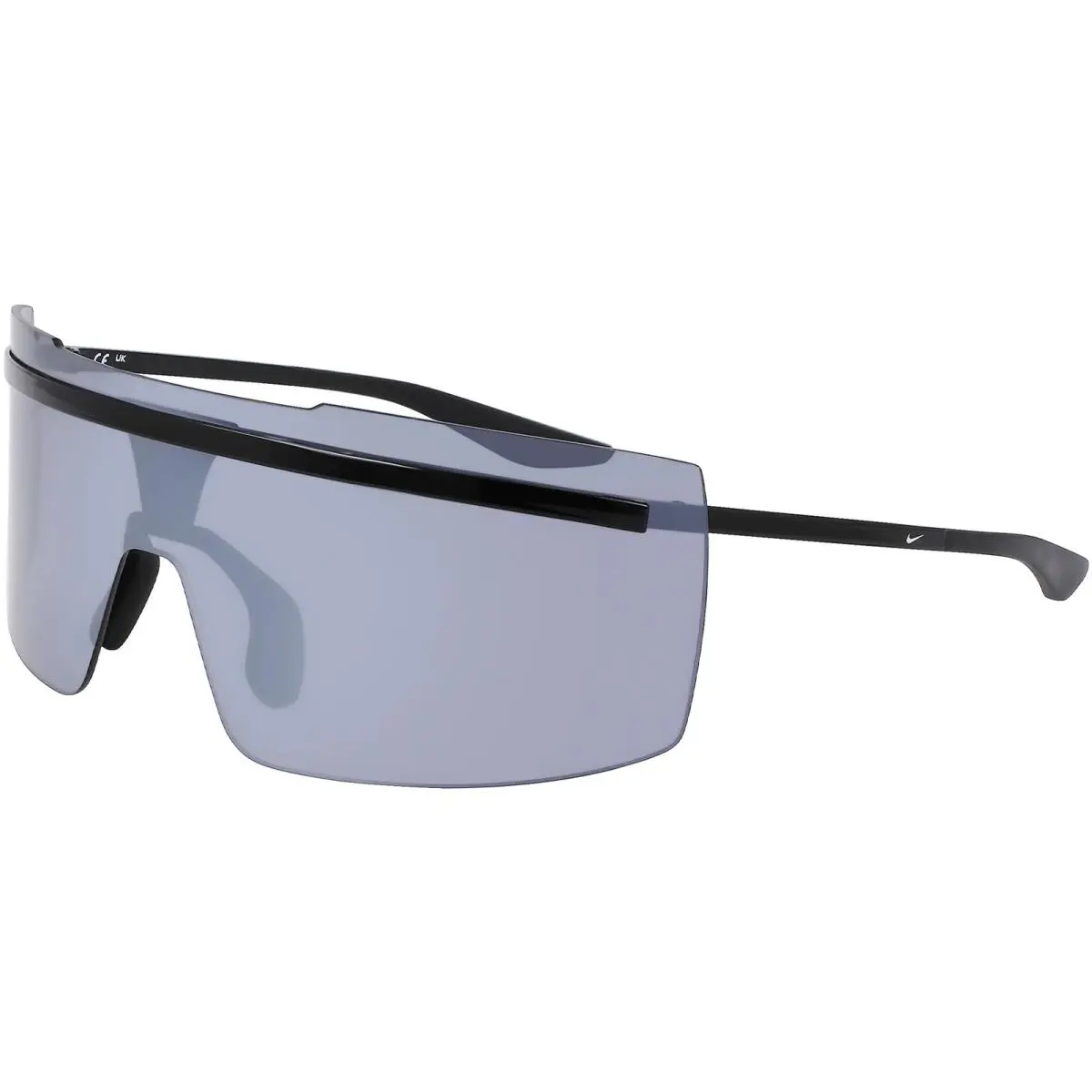 Nike Echo Shield Black Rimless Sport Wrap Sunglasses - NKFD5114 010