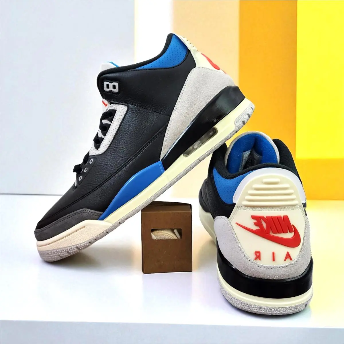 Nike Jordan 3 Retro OG Rare Air Reimagined Black Cement IB8967-004 Men`s Size 10