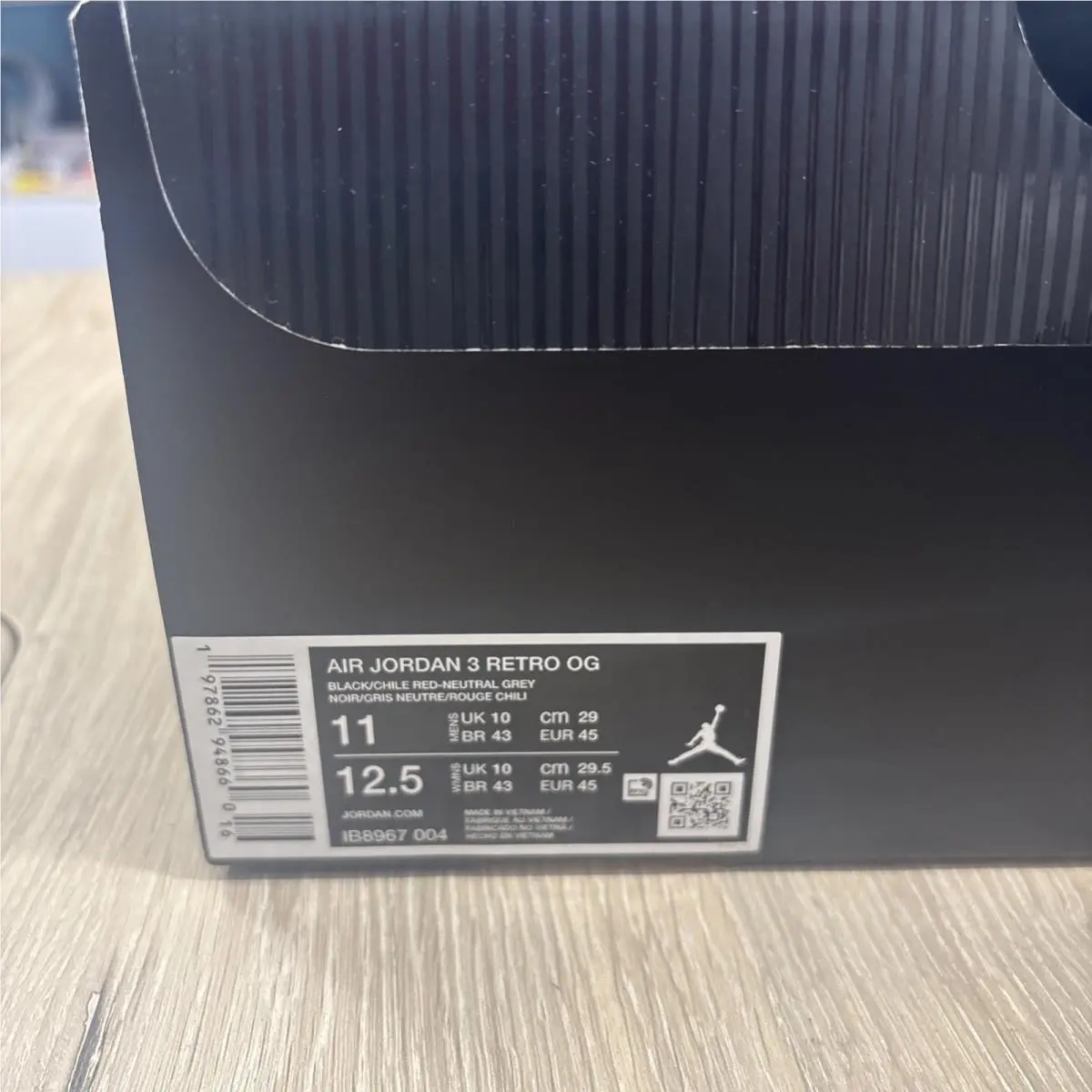 Nike shoes - Air Jordan 3 - Air - IB8967-004 - Black 9