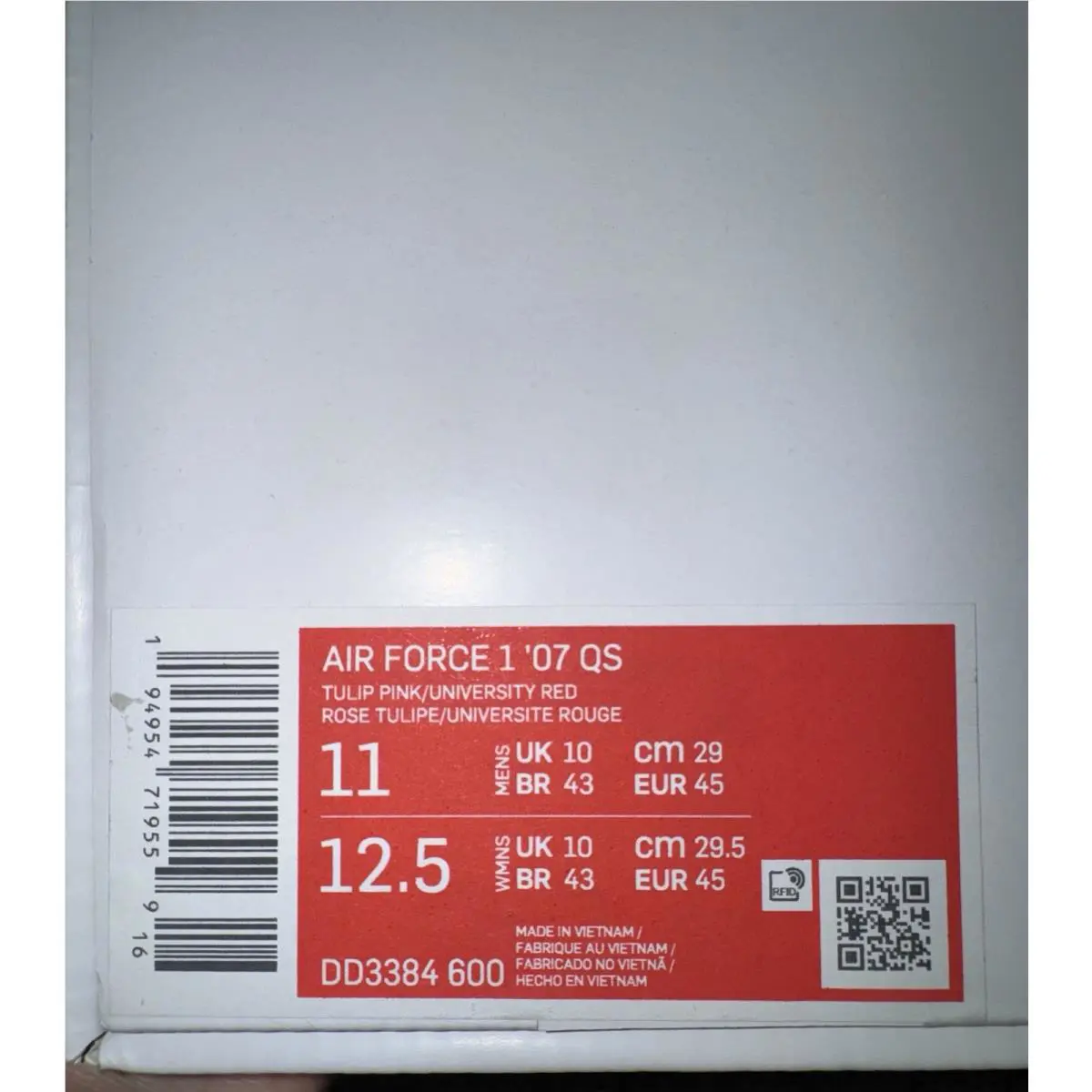 Nike shoes - Nike Air Force 1 - Air Force - DD3384-600 - Pink 10