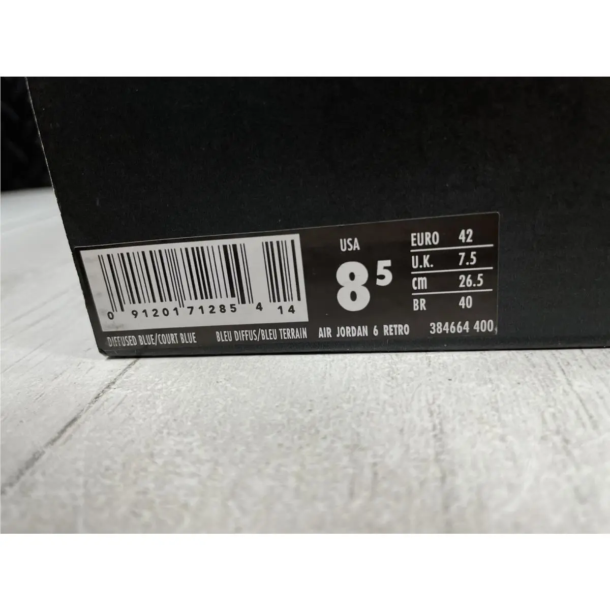 Nike shoes - Jordan 6 - 384664-400 - Blue (UPC: 0091201712854) 10