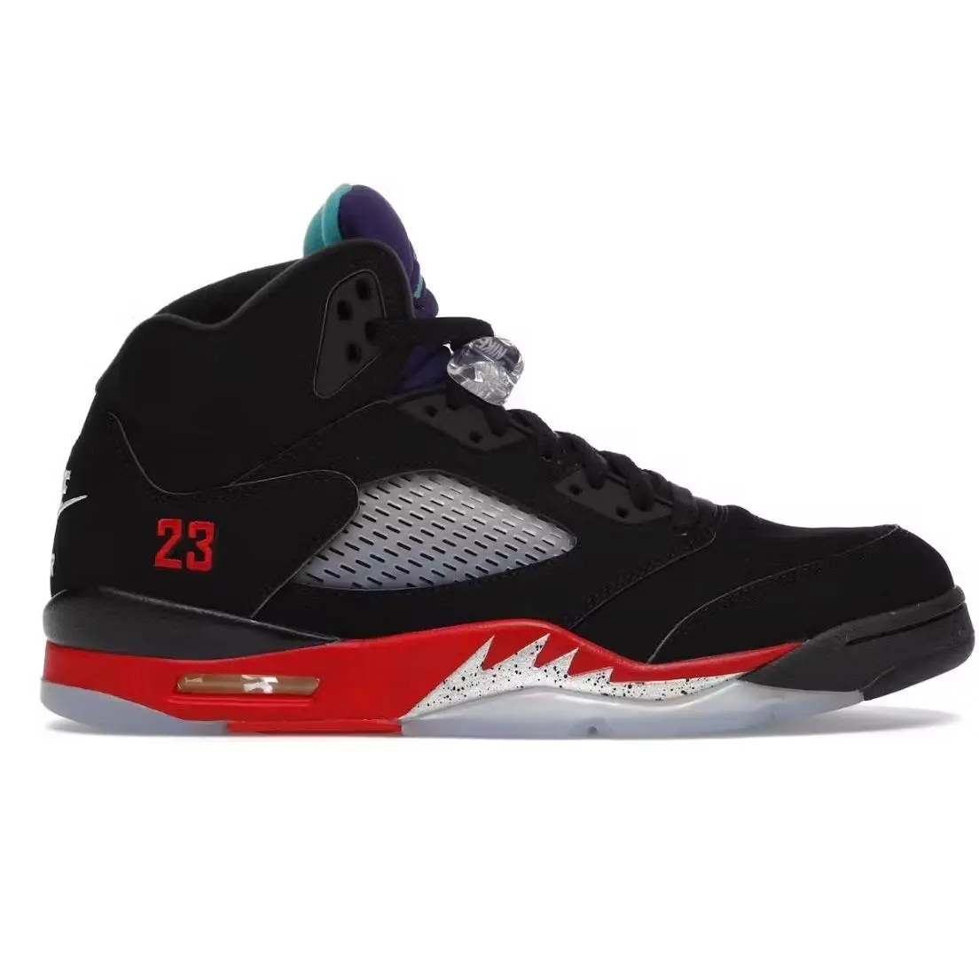 Size 9 - Jordan 5 Retro Top 3 Black 2020 EU 42. Authentic. Nib. Deadstock