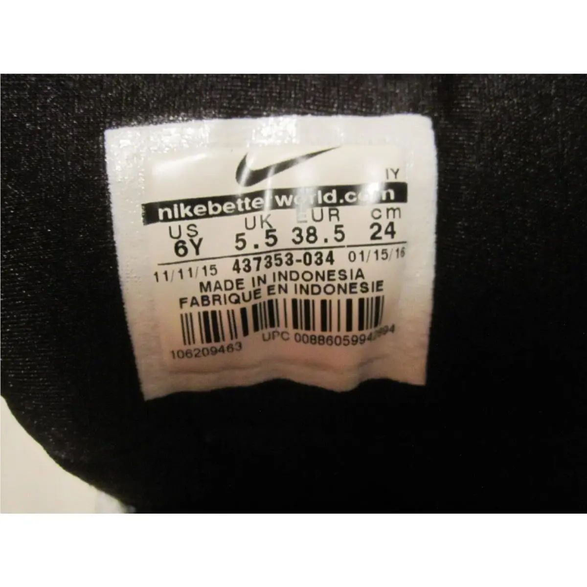 Nike shoes - Air Griffey Max 1 - Air Griffey Max - Black (UPC: 00886059942894) 13