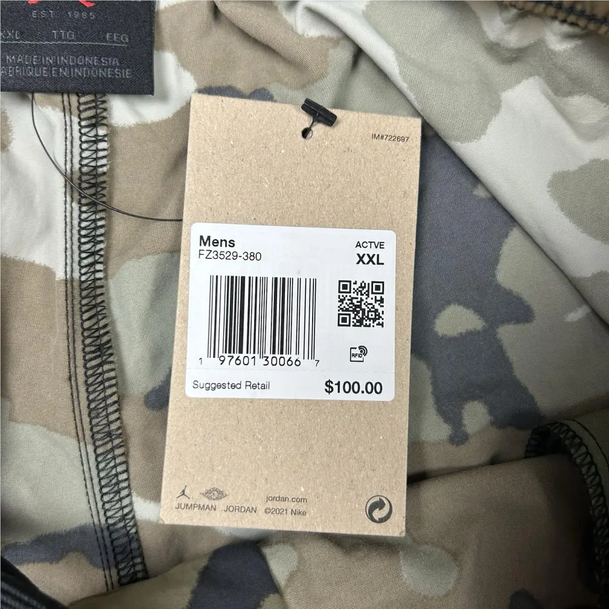 Nike clothing - FZ3529-380 - FZ3529-380 FZ3529 - Camo (UPC: 197601300667) 10