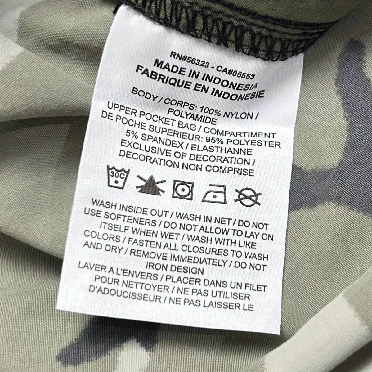 Nike clothing - FZ3529-380 - FZ3529-380 FZ3529 - Camo (UPC: 197601300667) 11
