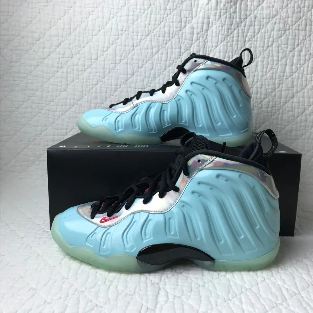 Nike shoes - Nike Little Posite - Little Posite - Copa/Fusion red-summit white 1