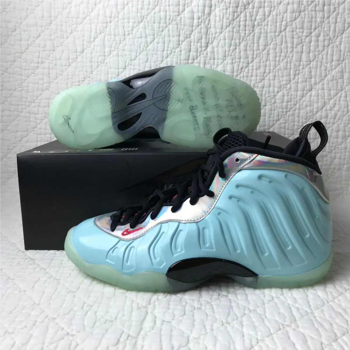 Nike shoes - Nike Little Posite - Little Posite - Copa/Fusion red-summit white 2