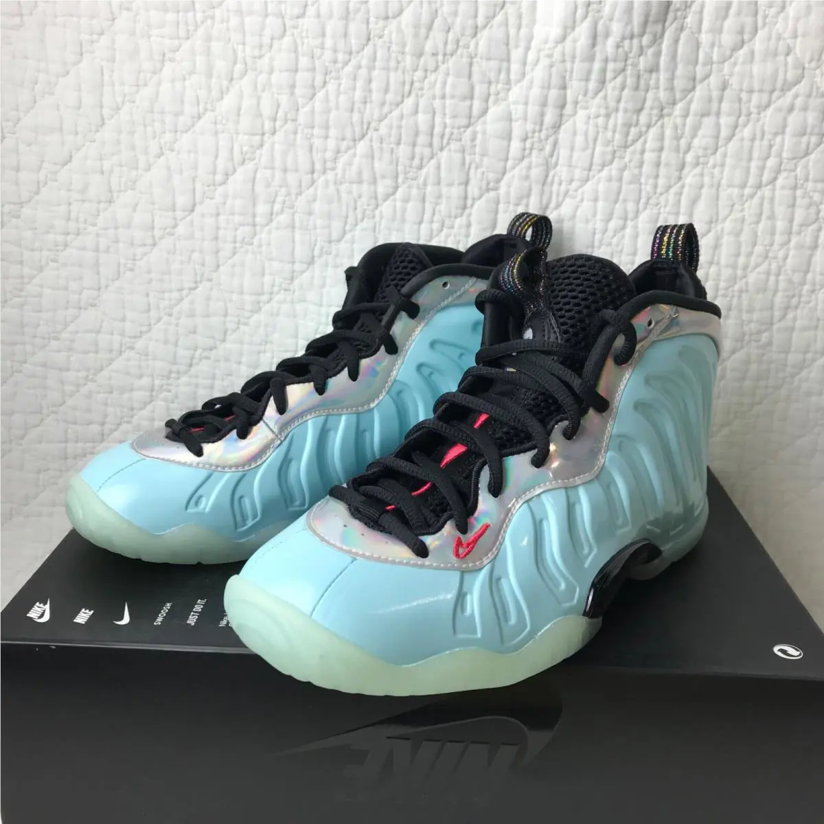 Nike shoes - Nike Little Posite - Little Posite - Copa/Fusion red-summit white 5