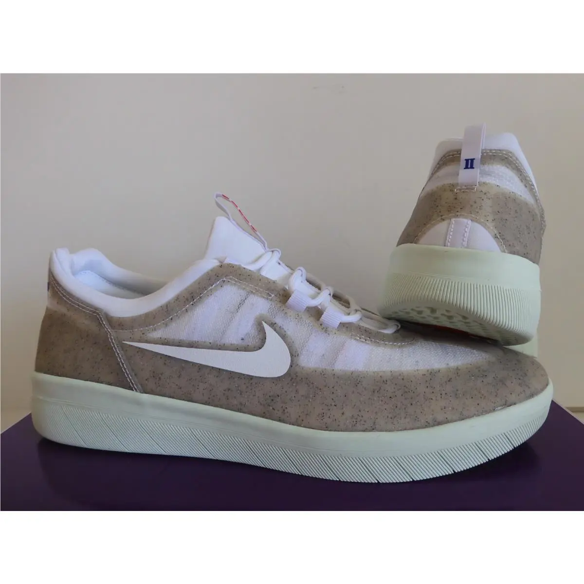 Nike shoes - Nike SB Nyjah Free - Nyjah Free - DM7282-100 - White (UPC: 195869043388) 0