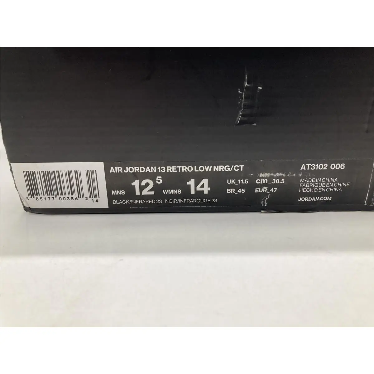 Nike shoes - Air Jordan 13 - Air - AT3102-006 - Black (UPC: 0885177003562) 7