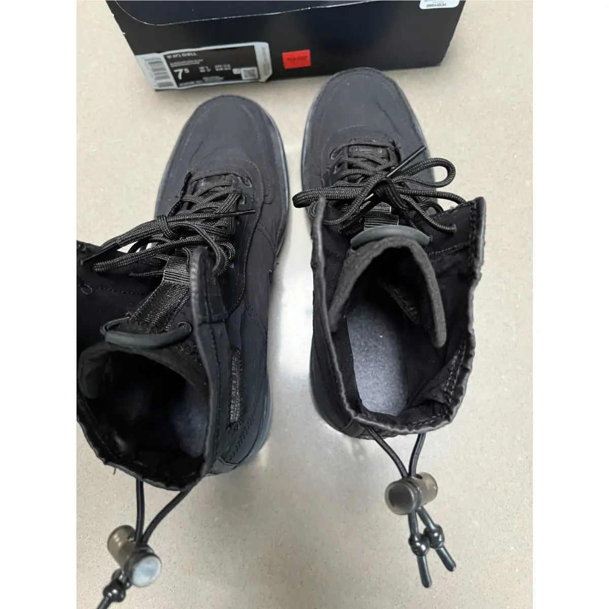 Nike shoes - Nike Air Force 1 - Air Force - BQ6096001 - Black 7