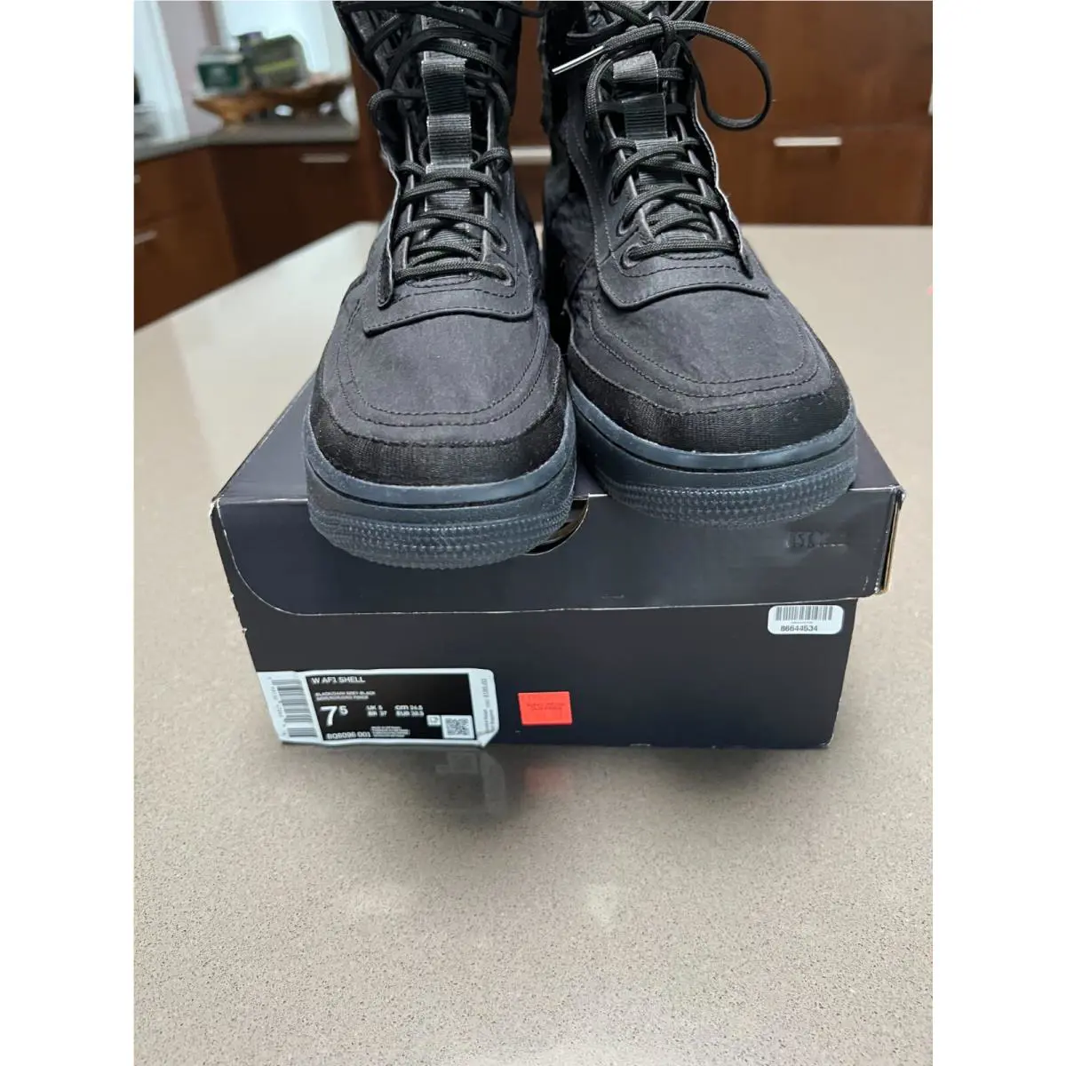 Nike shoes - Nike Air Force 1 - Air Force - BQ6096001 - Black 10