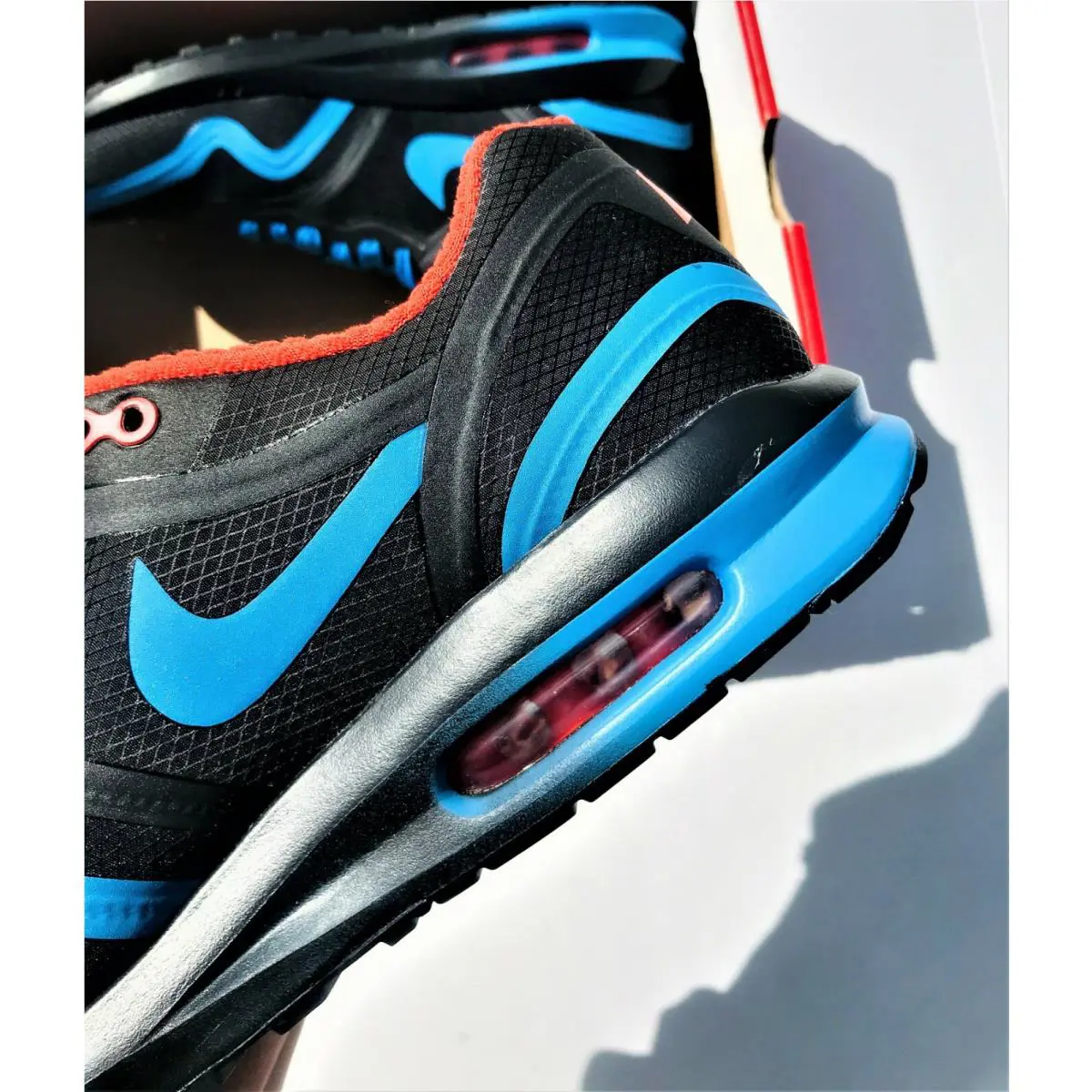 Nike shoes - Air Max Lunar1 - Air Max - 716478-048 - Black Blue Red 1
