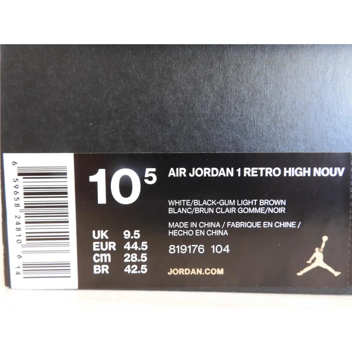 Nike shoes - Air Jordan 1 - Air - White (UPC: 659658248106) 3