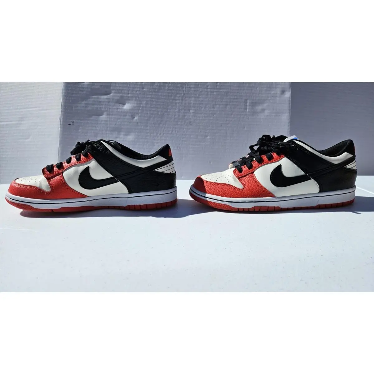 Nike shoes - Nike Dunk Low GS NBA 75th Anniversary - DO6288-100 - Sail, Black, Chile Red 1
