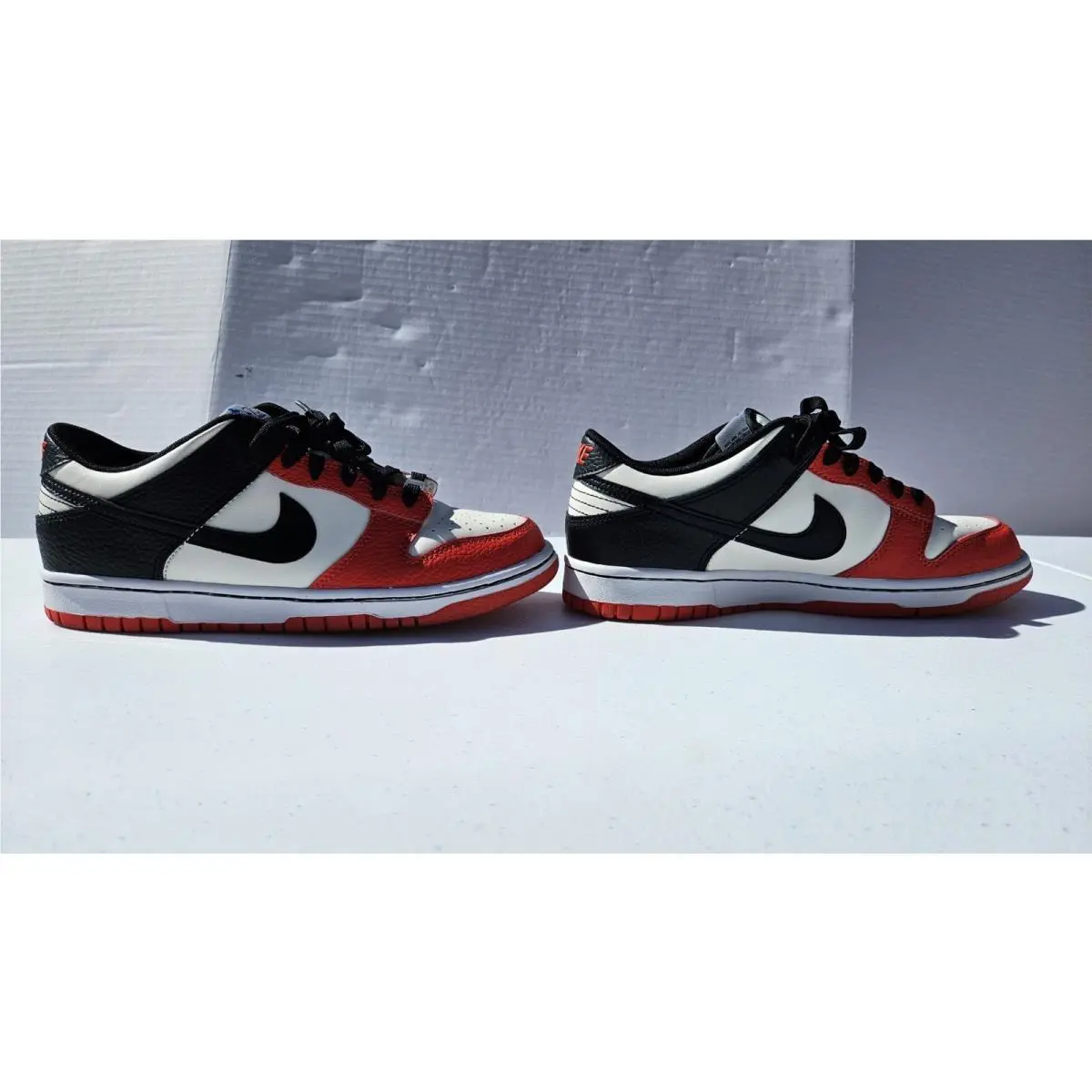 Nike shoes - Nike Dunk Low GS NBA 75th Anniversary - DO6288-100 - Sail, Black, Chile Red 4