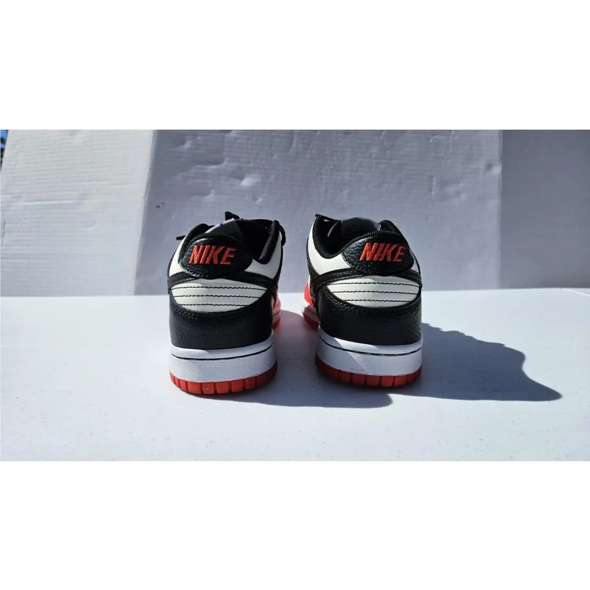 Nike shoes - Nike Dunk Low GS NBA 75th Anniversary - DO6288-100 - Sail, Black, Chile Red 5