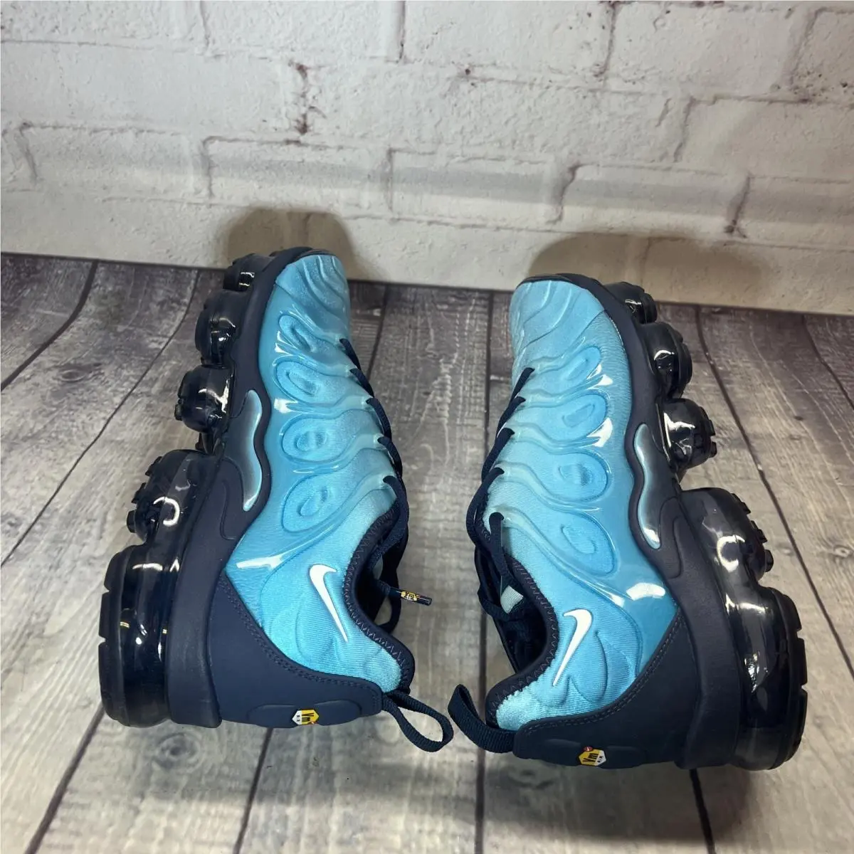 Nike shoes - Nike Air Vapormax Plus - Air Vapormax Plus - 924453407 - Blue, Manufacturer: White, Midnight Navy, Light Current Blue 5