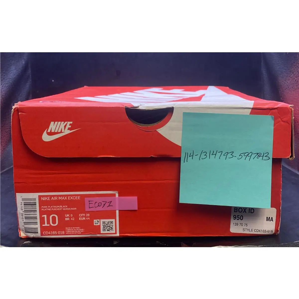 Nike shoes - Nike Air Max Excee - Air Max Excee - CD4165-018 - Black Gorge Green (UPC: 196149364032) 5