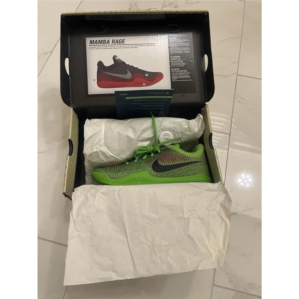 Nike shoes - Nike Mamba Rage - Mamba Rage - 908972-300 - Green 0