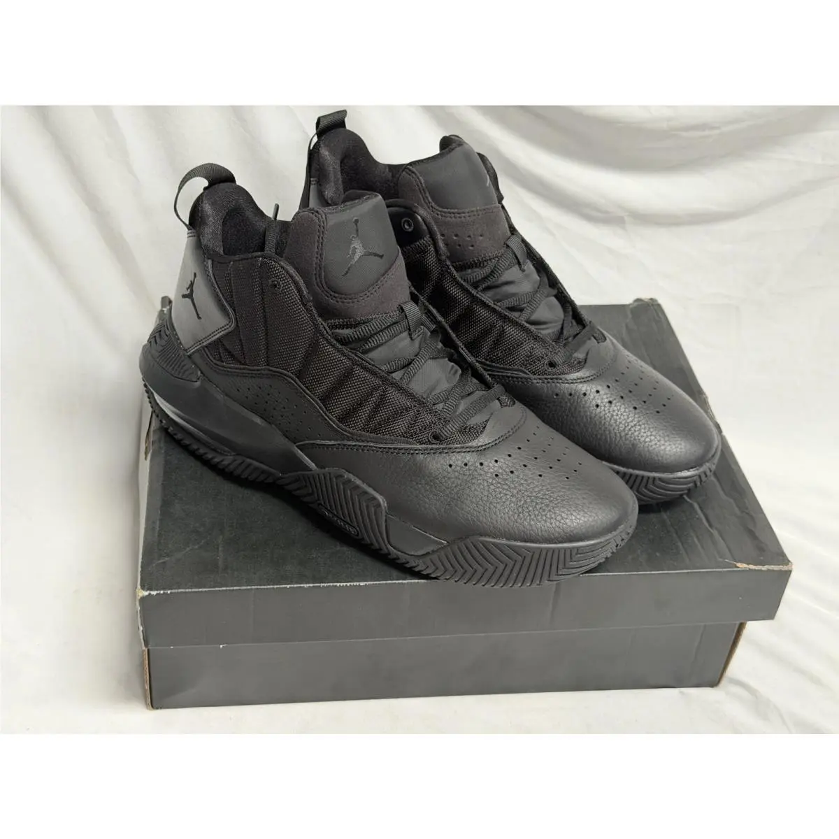 Nike Jordan Stay Loyal 23 Black Cool Grey Athletic Shoes Size 8