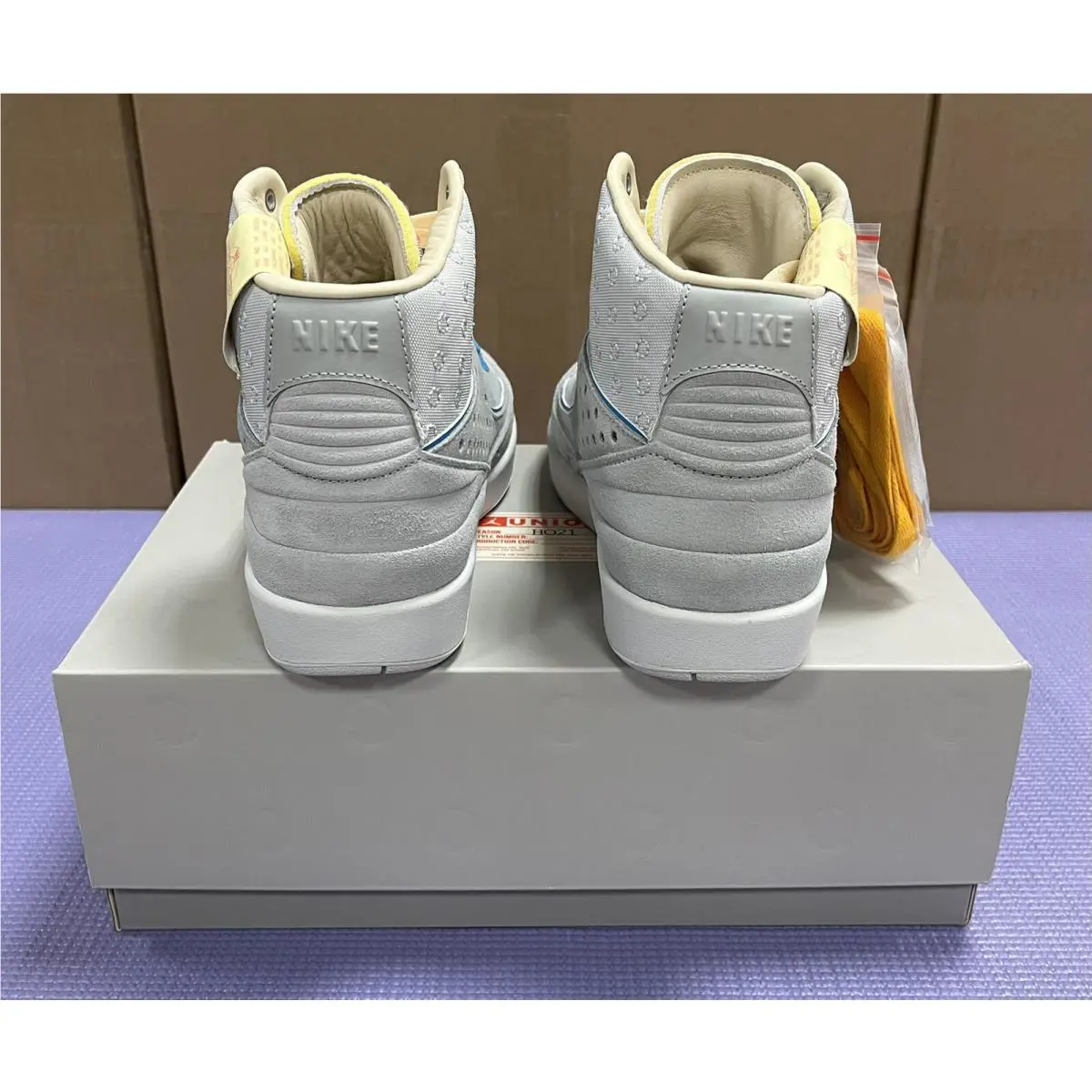 Nike shoes - Air Jordan 2 - Air - DN3802-001 - Gray (UPC: 0195244675630) 4