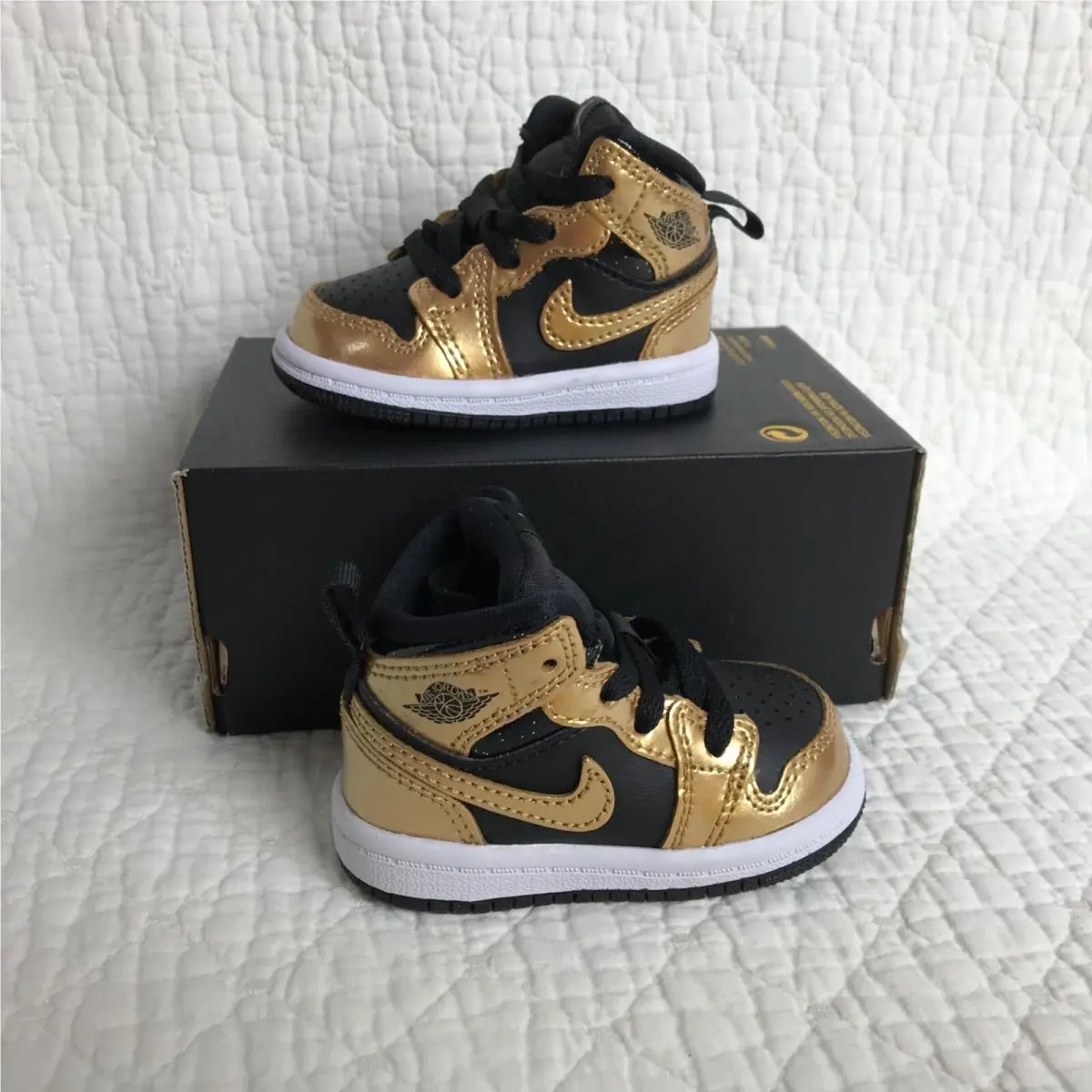 Air Jordan 1 Mid SE TD Shoes Toddler Little Kids SZ 4C DR6969-071 by Nike