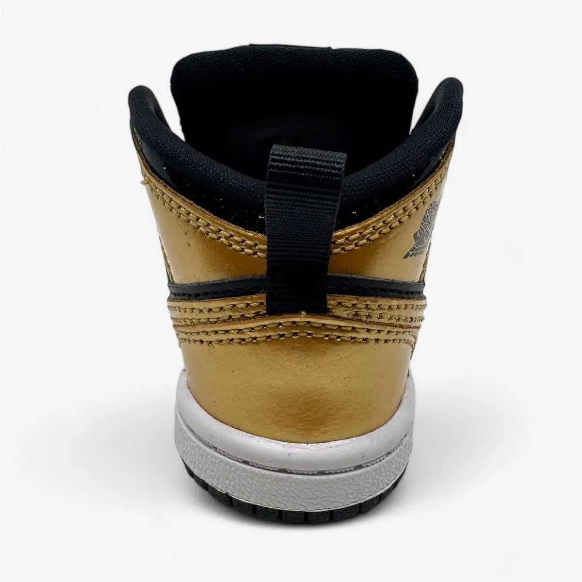 Nike shoes - Air Jordan 1 Mid - Air Mid - DR6969 071 - Black, Manufacturer: Black Metallic Gold White (UPC: 196152224989) 3