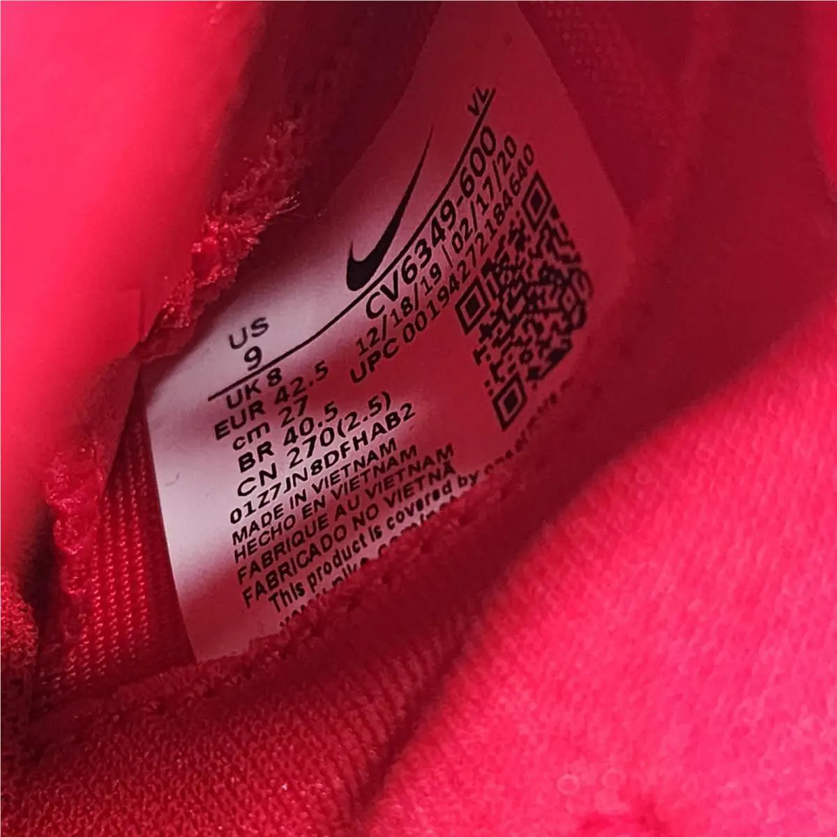 Nike shoes - Nike Vapor Edge - Vapor Edge - CV6349-600 - Red 4