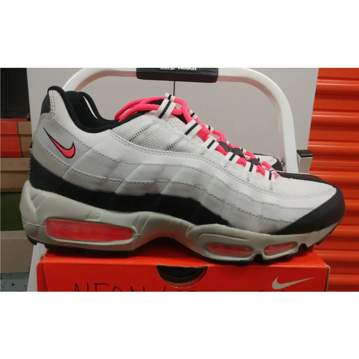 Nike shoes - Nike Air Max 95 - Air Max - White/Hot-Lava-Black-Granite 0