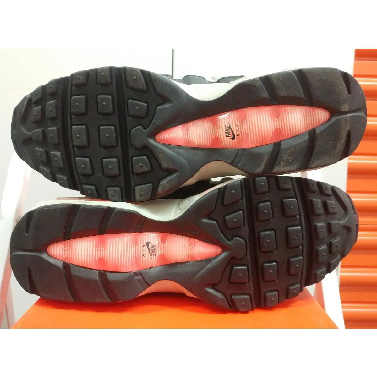Nike shoes - Nike Air Max 95 - Air Max - White/Hot-Lava-Black-Granite 5