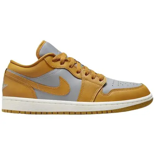 Nike Wmns Air Jordan 1 Low Chutney Grey Yellow DC0774-020 Womens Size 8.5 - Yellow