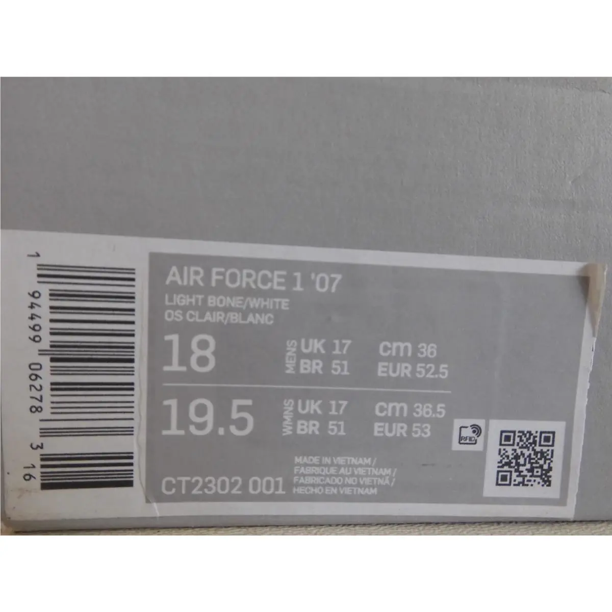 Nike shoes - Nike Air Force 1 `07 - CT2302-001 - Brown (UPC: 194499062783) 3