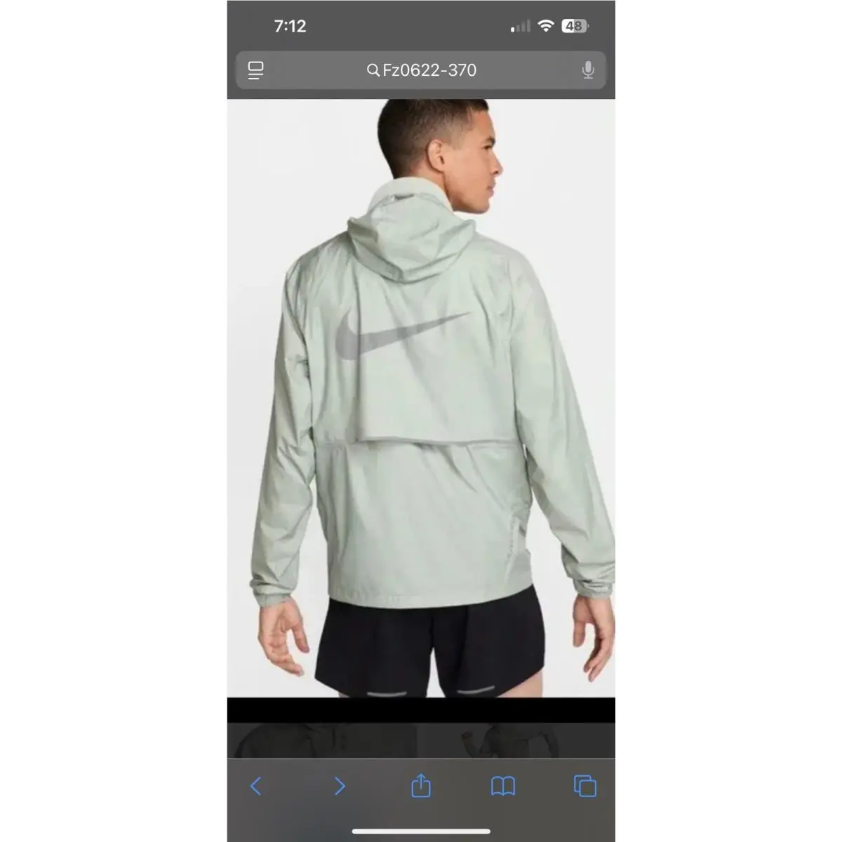 Nike clothing - Nike Running Division Aerogami - Running Division Aerogami - FZ0622370 - Green (UPC: 0197598900031) 2