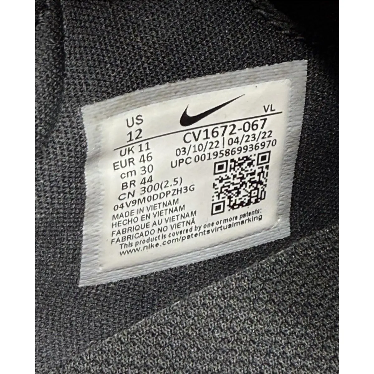 Nike shoes - Nike Vapor Edge - Vapor Edge - CV1672-067 - Black 11