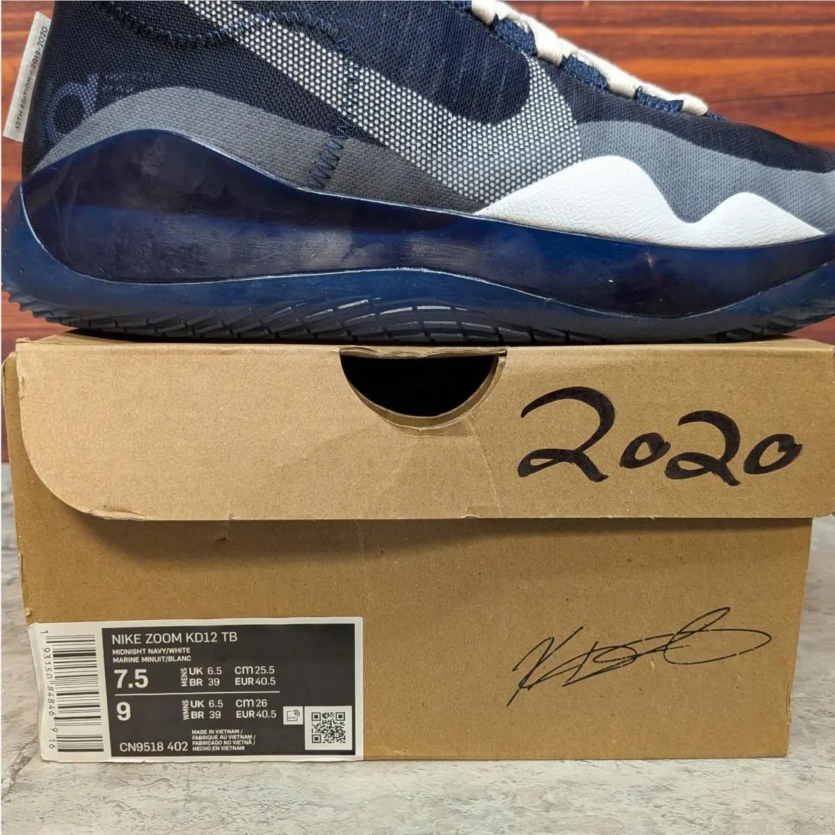 Nike shoes - Nike KD 12 - CN9518-402 - Blue (UPC: 193150848469) 8