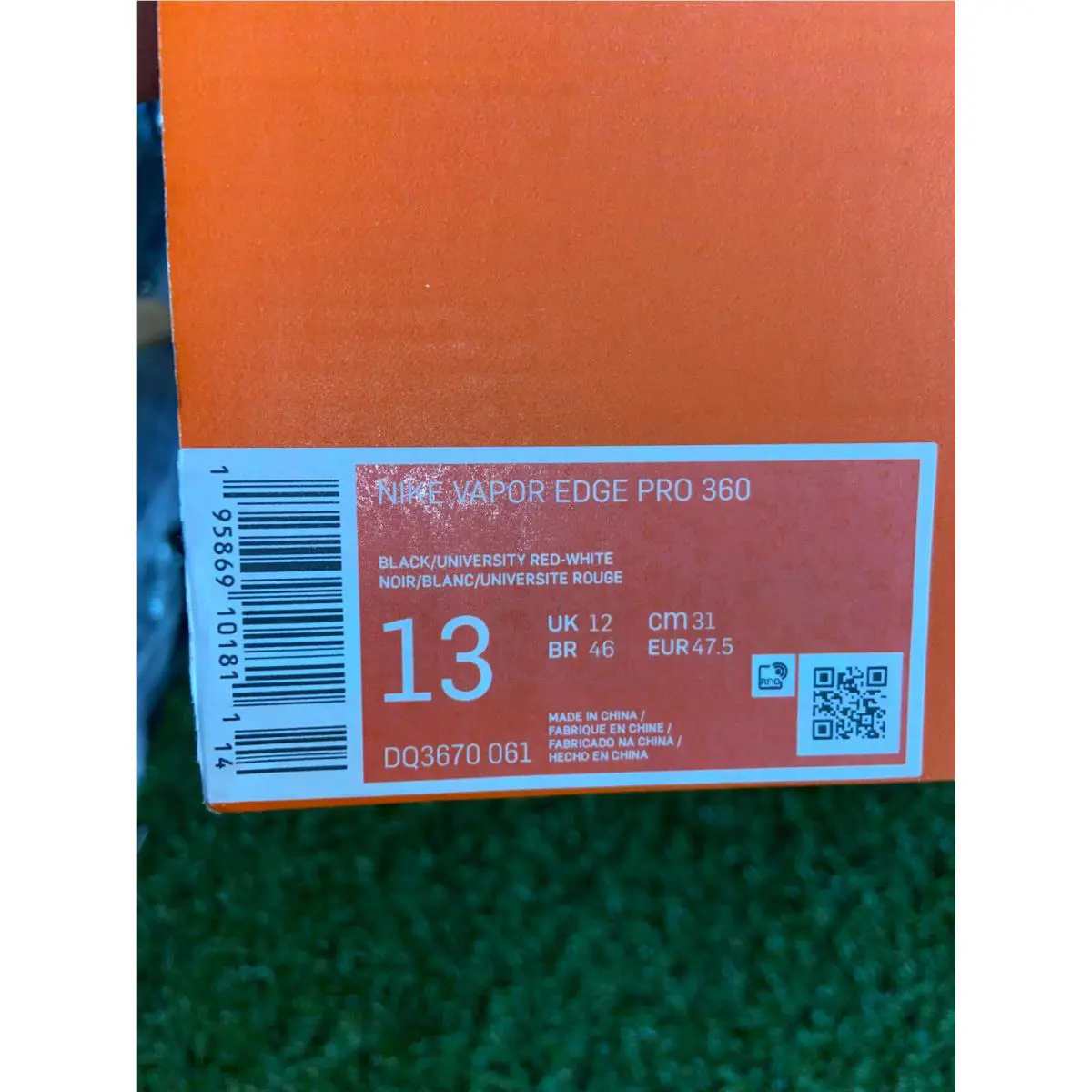 Nike shoes - Nike Vapor Edge - Vapor Edge - DQ3670-061 - Black 8