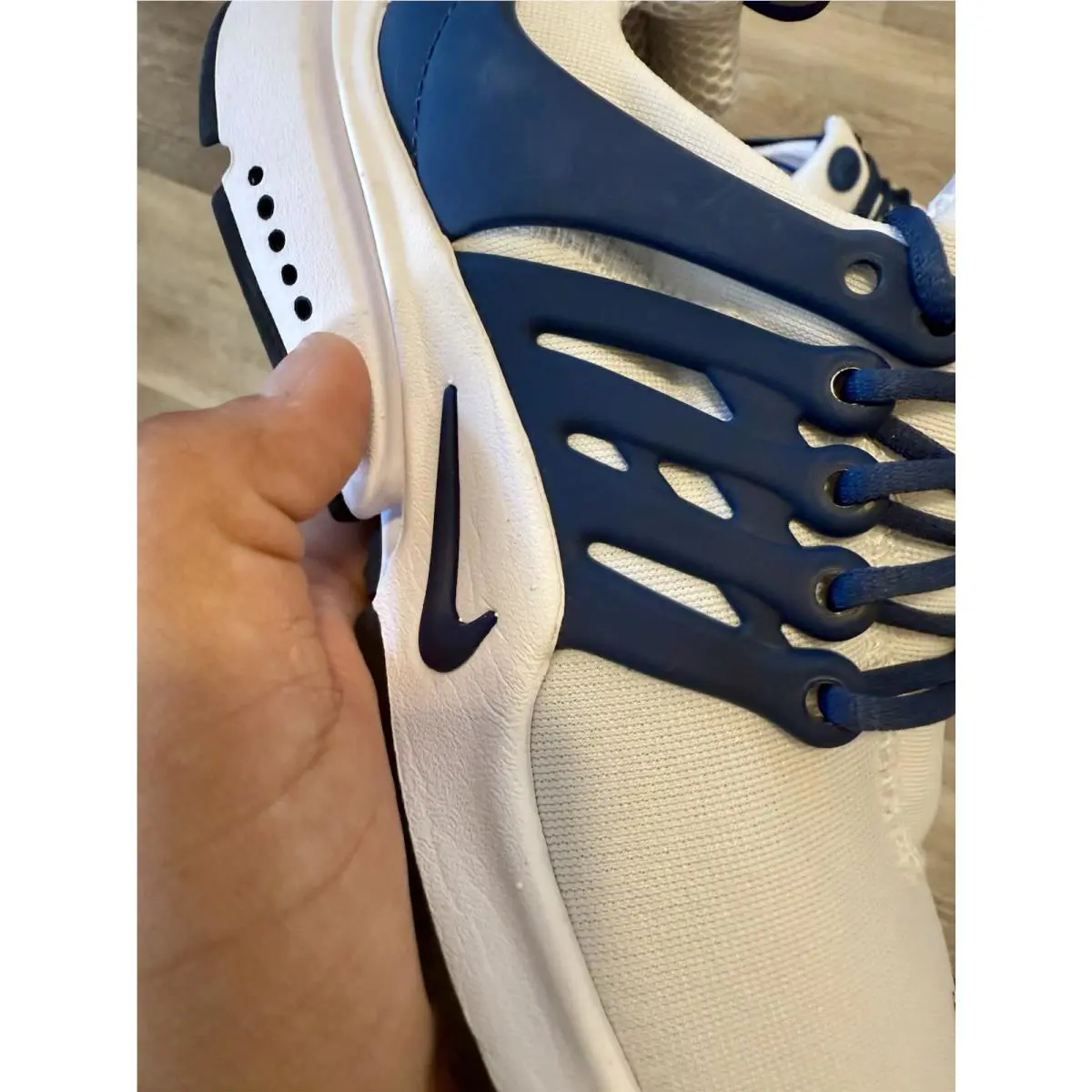 Nike shoes - Nike Air Presto - Air Presto - 846440-997 - White / Navy Blue (UPC: 887232068615) 7