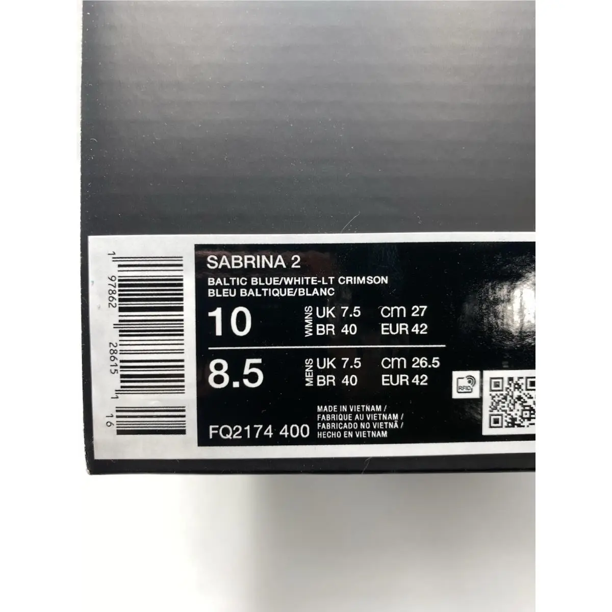 Nike shoes - Nike Sabrina 2 - Sabrina - FQ2174 400 - Baltic Blue/White-LT Crimson (UPC: 197862286151) 6