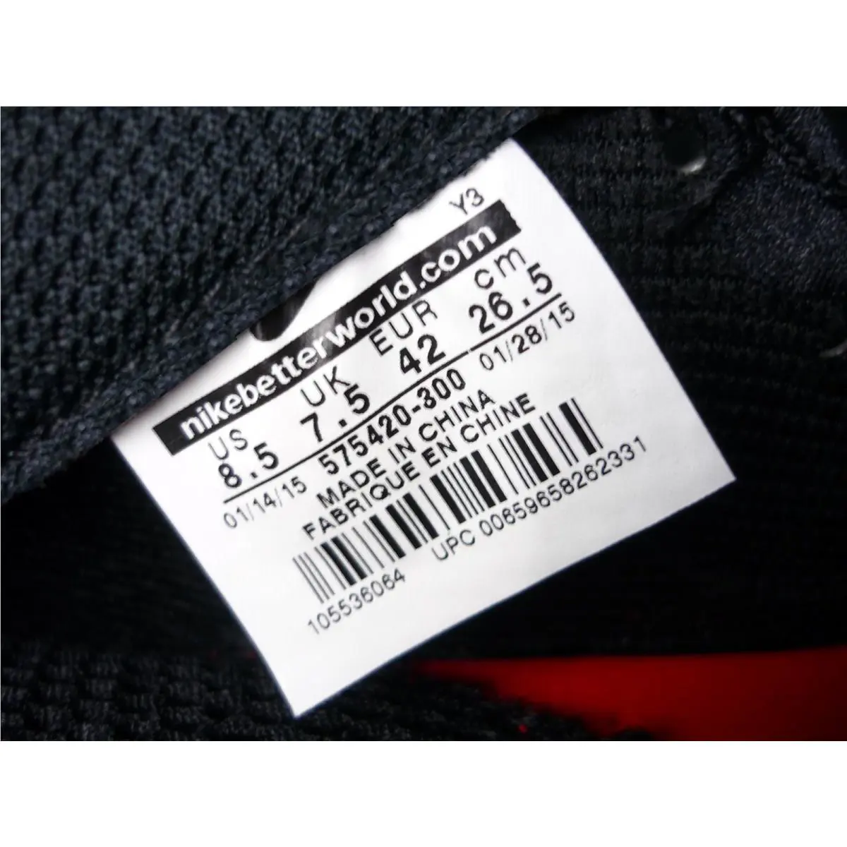 Nike shoes - Nike Air Foamposite One - Air Foamposite One - 575420-300 - Dark Emerald/Black/Challenge Red (UPC: 659658262331) 10
