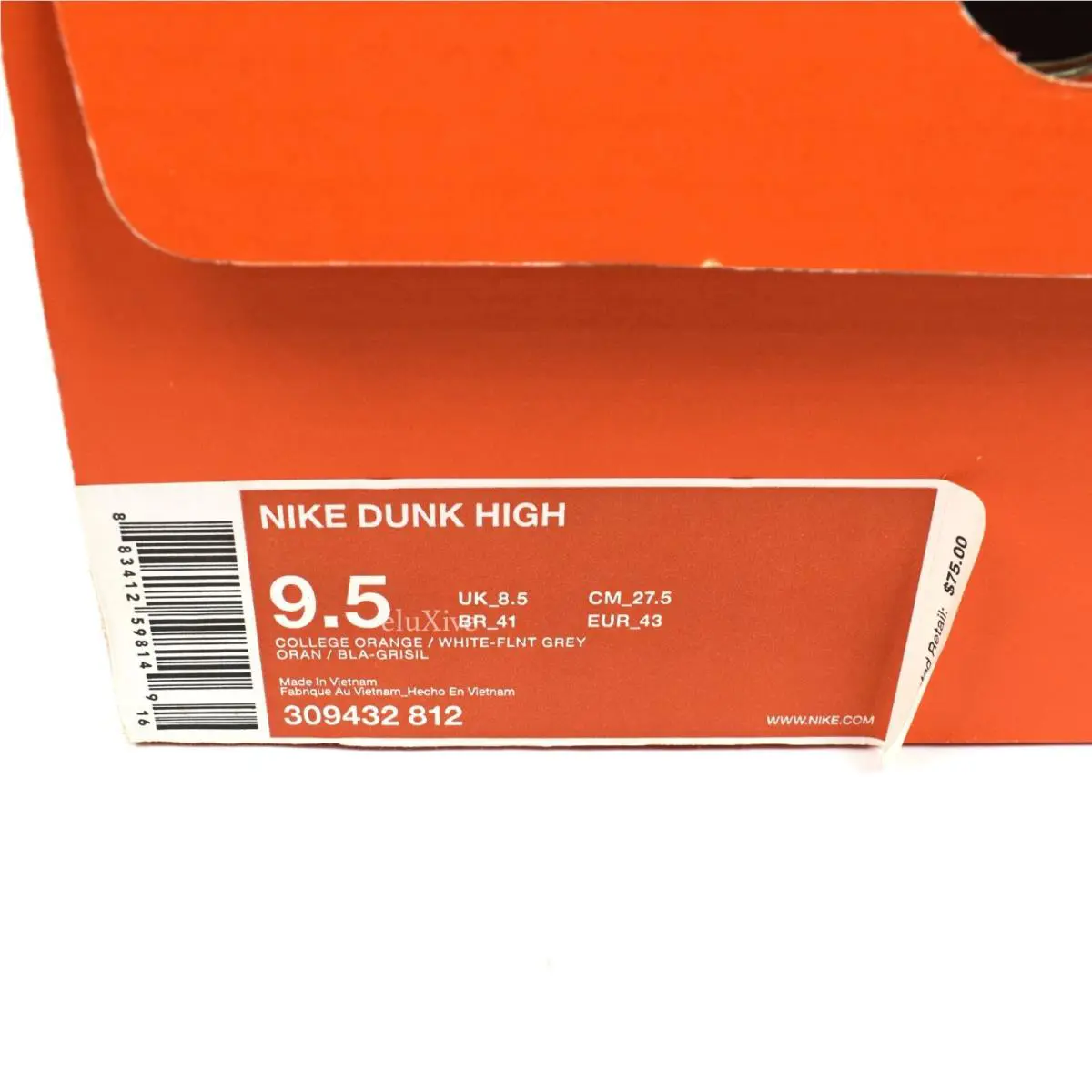 Nike shoes - Nike Dunk High - Dunk High - 309432-812 - Orange 10