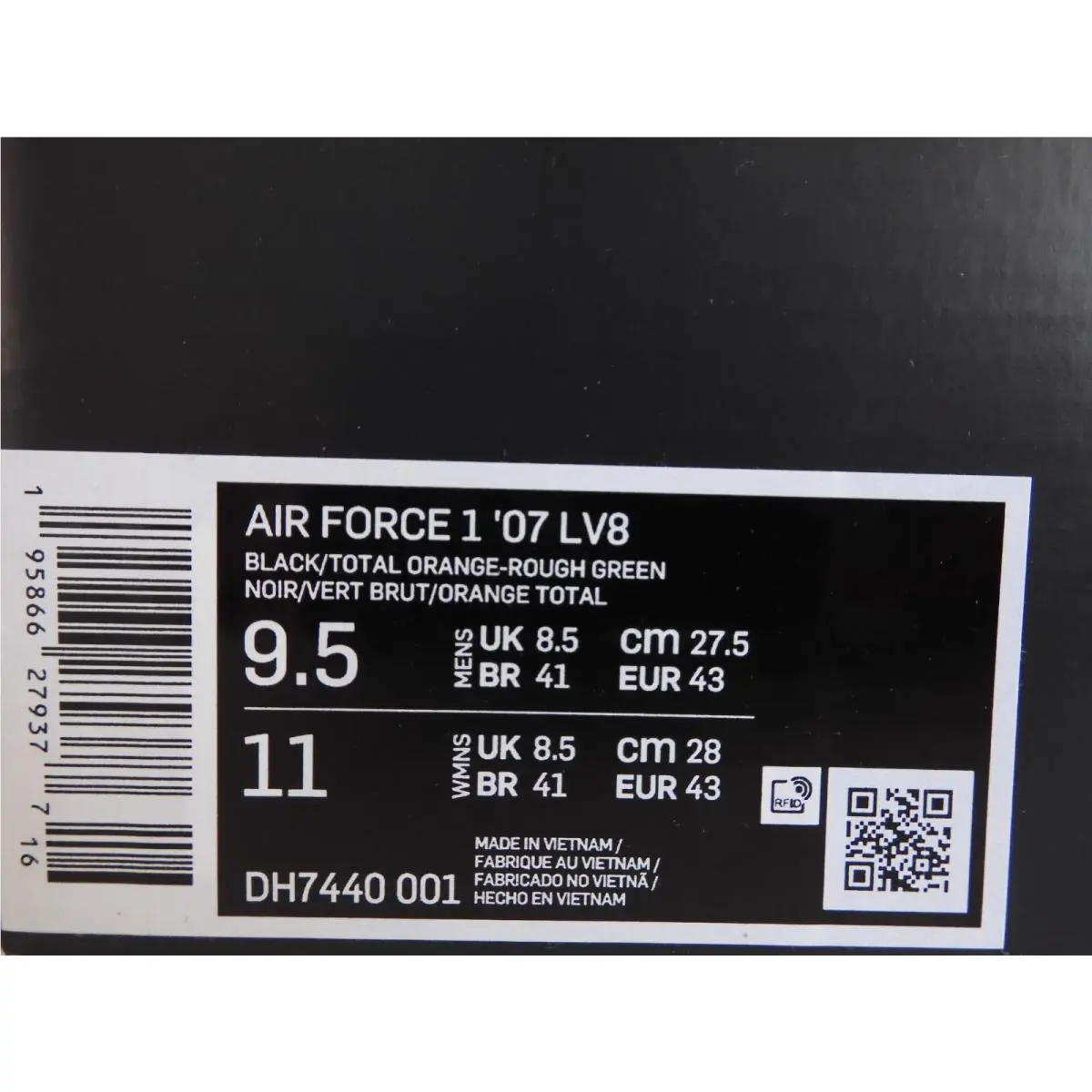 Nike shoes - Nike Air Force 1 `07 - Black (UPC: 195866279377) 3