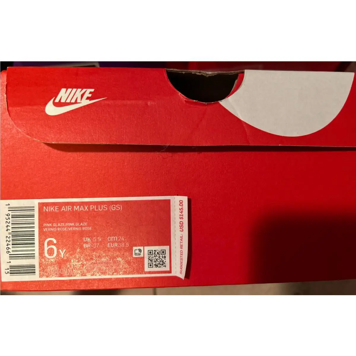 Nike shoes - Nike Air Max Plus - Air Max Plus - CD0609 601 - Pink Glaze/Violet Ore/White/Pink Glaze (UPC: 195244224678) 6