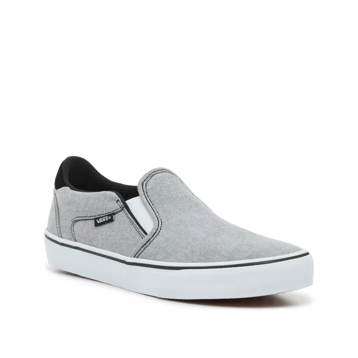Man`s Fashion Sneakers Vans Asher Deluxe Slip - Grey