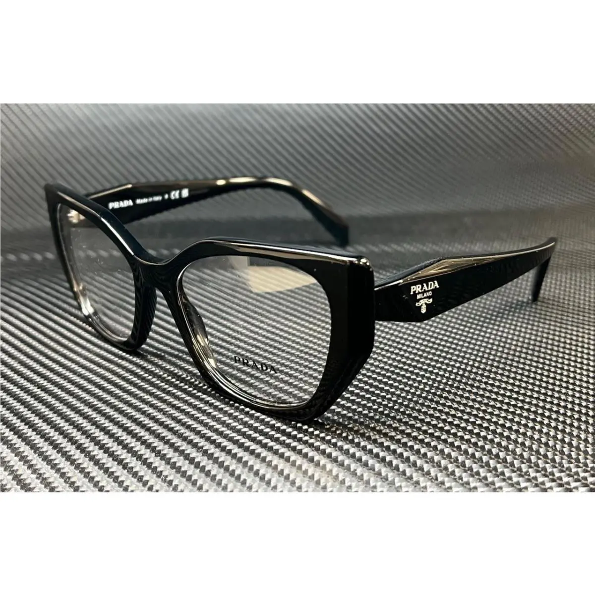 Prada PR 18WV 1AB1O1 Black Women`s 52 mm Eyeglasses