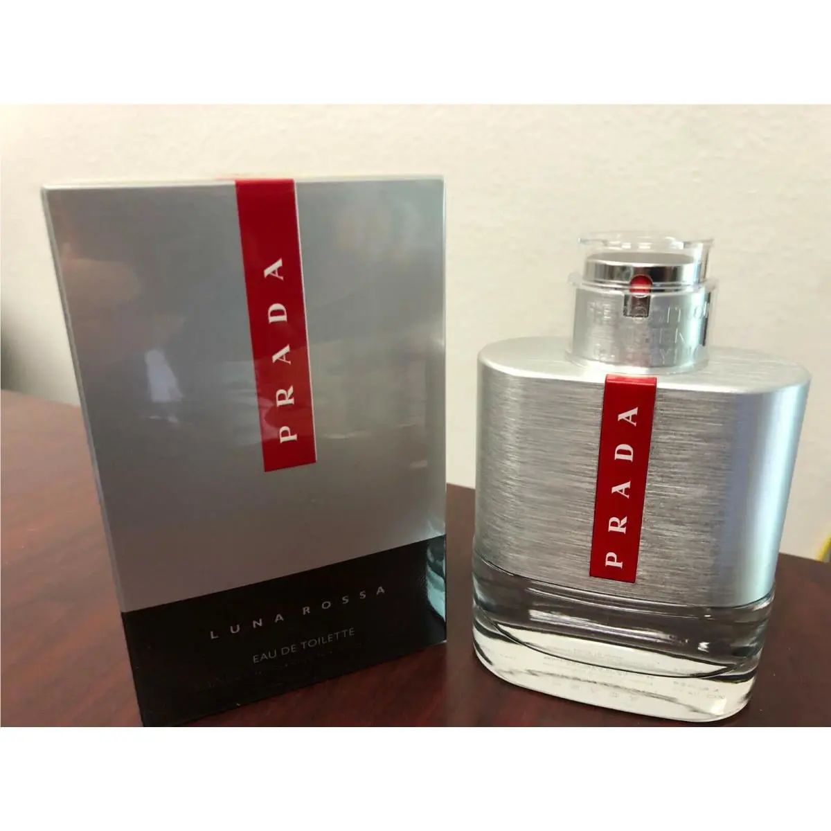 Prada Luna Rossa Pour Homme 3.3 FL oz / 100 ML Edt Spray Older Version