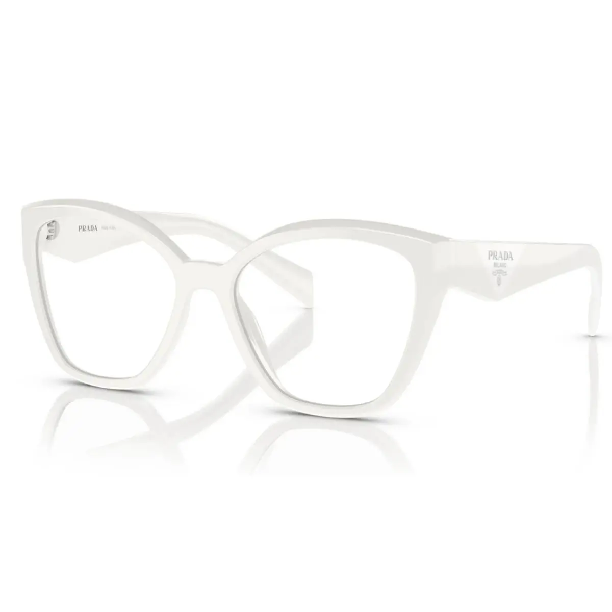 Prada PR20ZV 17K1O1 52 White Frame Eyeglasses Optical Designer Frame