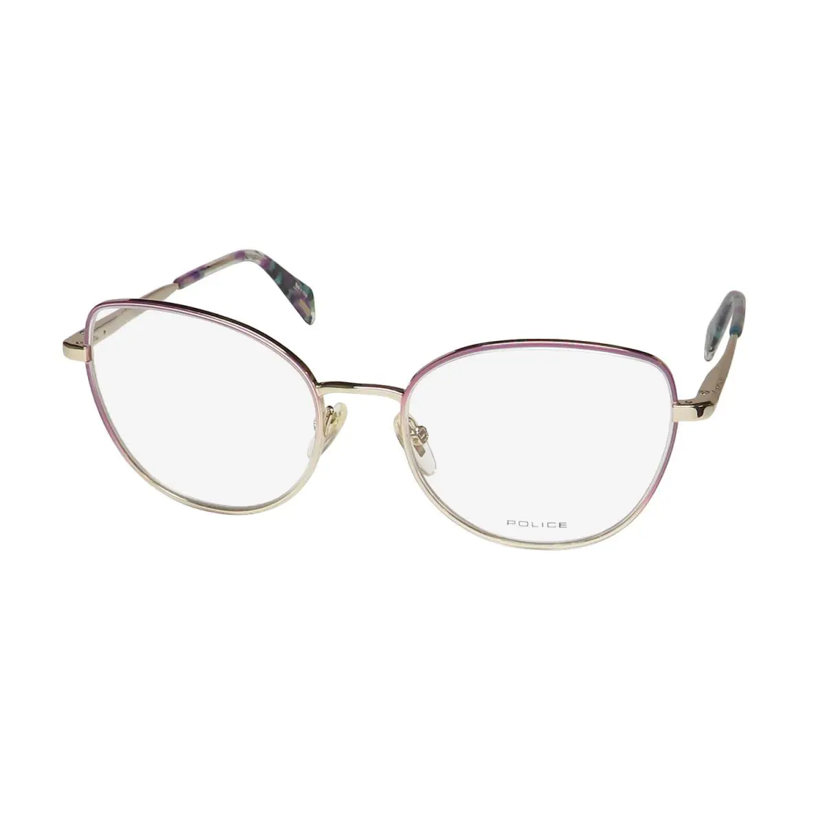 Police VPL839 Crayon 2 Cat Eye Eyeglass Frame/glasses Oversized Lightweight Hot