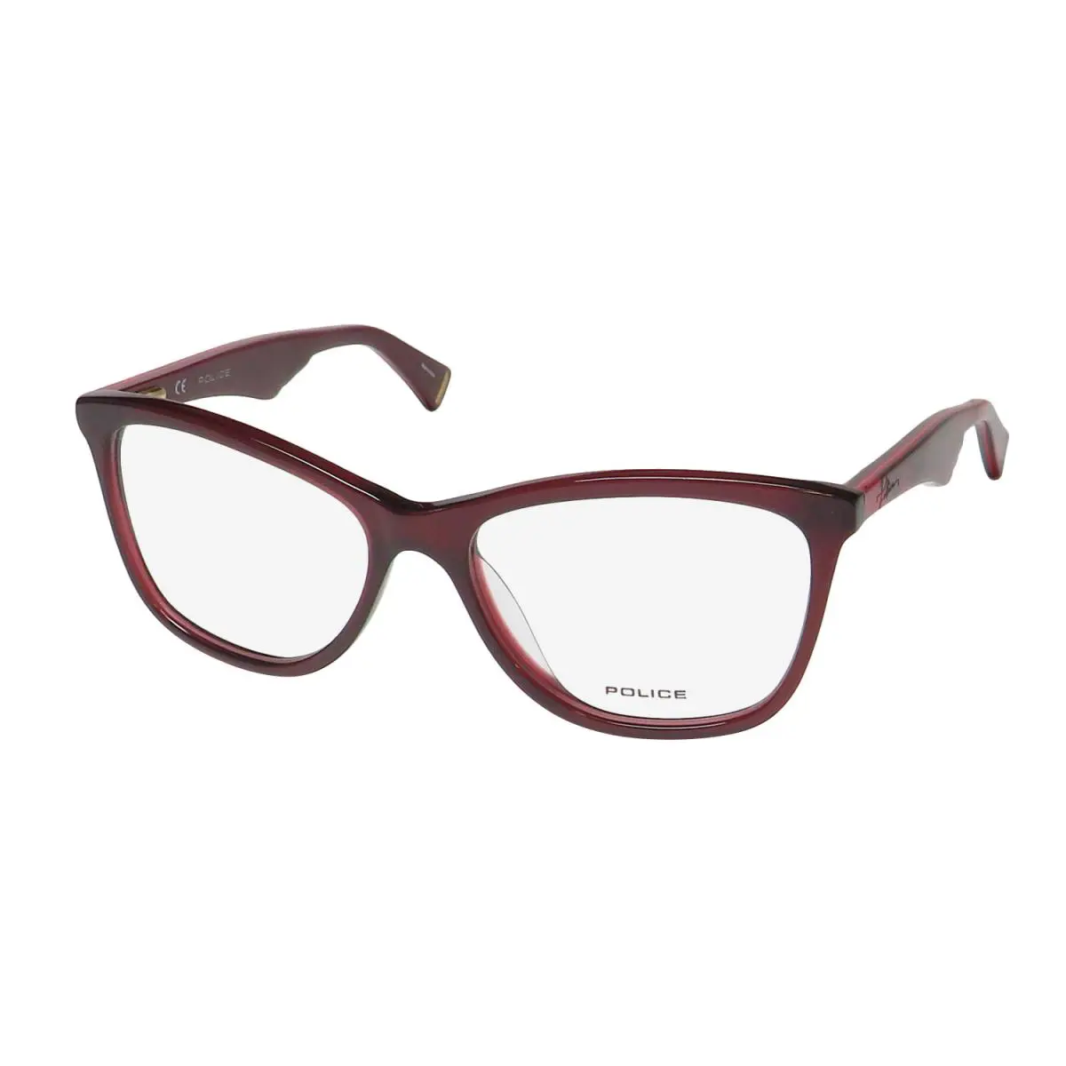 Police VPL760 Savage 11 Cat Eye Eyeglass Frame/glasses Contemporary Womens Sleek
