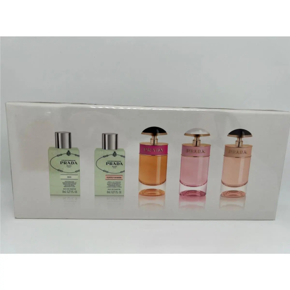 The Prada Miniatures Collection 5 Pieces Miniature Gift Set 7 ML 8 ML Each